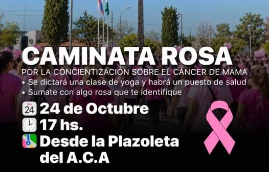 Caminata Rosa en Nogoyá