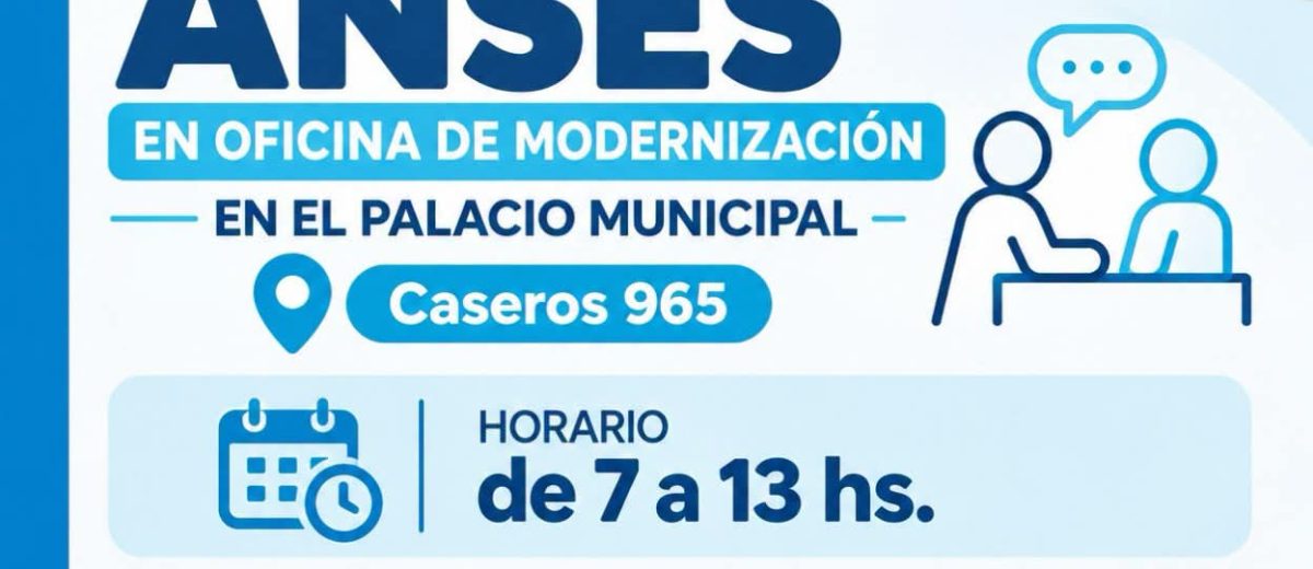 El Punto de Consulta de Anses brinda atención en la Municipalidad