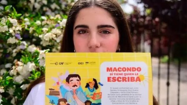 Tiene 14 años y ganó un concurso internacional con un cuento inspirado en los lapachos rosados